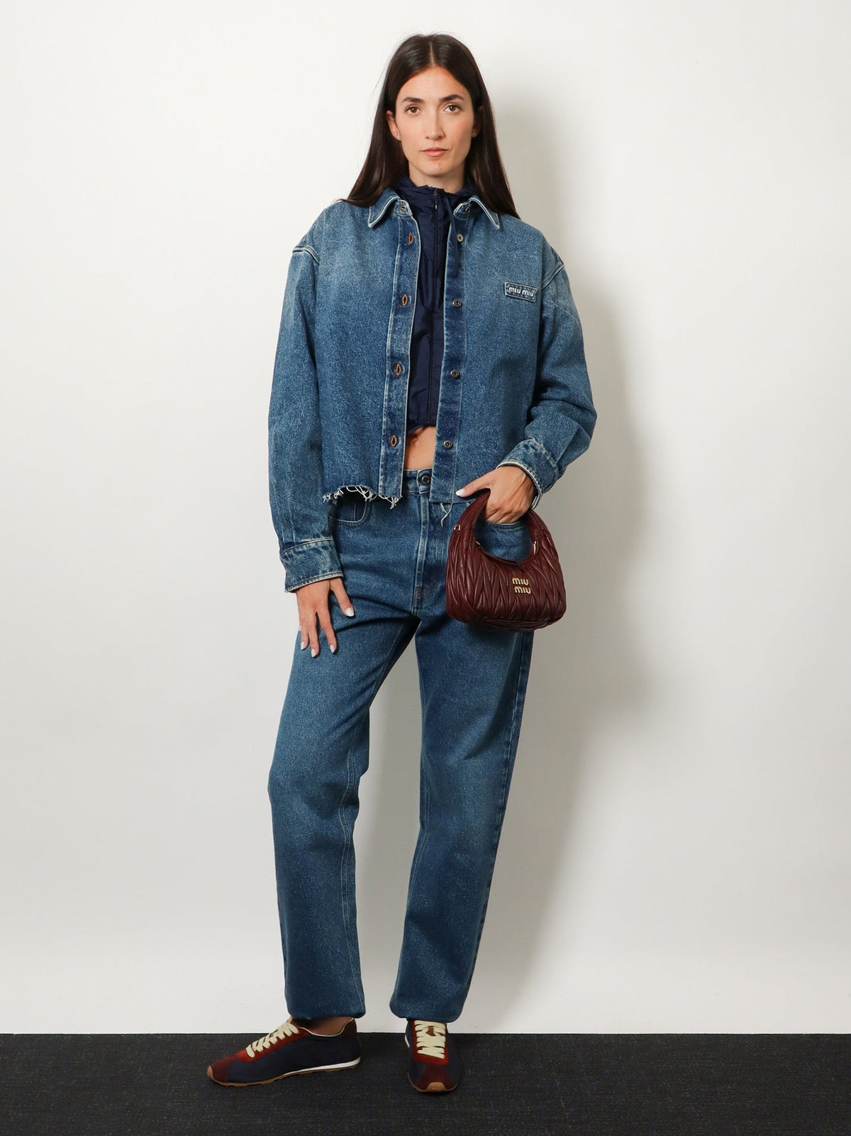 Miu Miu Blue denim jeans - Bleu