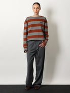 Miu Miu Grey Light Denim trousers - Nero