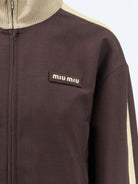 Miu Miu Mohair and virgin wool jacket - Cacao
