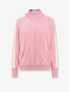Miu Miu Silk blend cardigan with embroidered logo patch - Alabastroavorio
