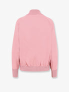 Miu Miu Silk blend cardigan with embroidered logo patch - Alabastroavorio