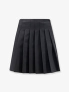MM6 Maison Margiela Pleated Mini Skirt - Anthracite