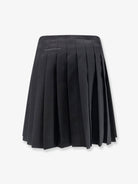 MM6 Maison Margiela Pleated Mini Skirt - Anthracite