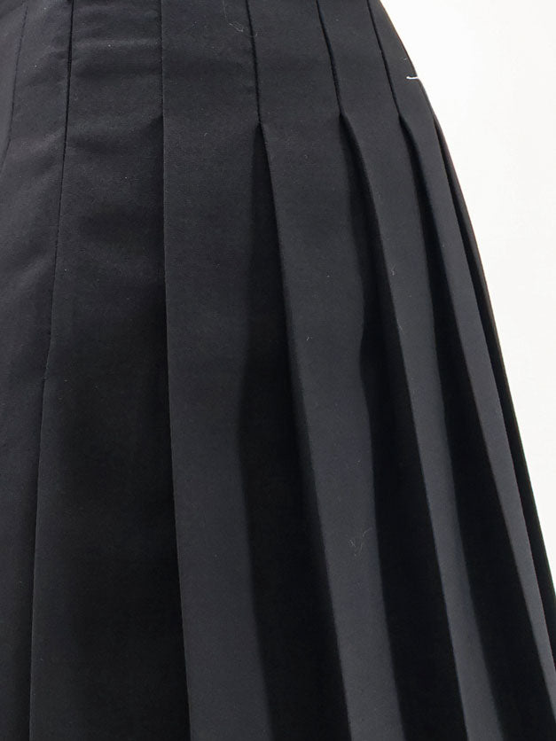 MM6 Maison Margiela Pleated Mini Skirt - Anthracite