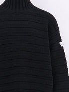 MM6 Maison Margiela Wool blend sweater with distressed effect - Black