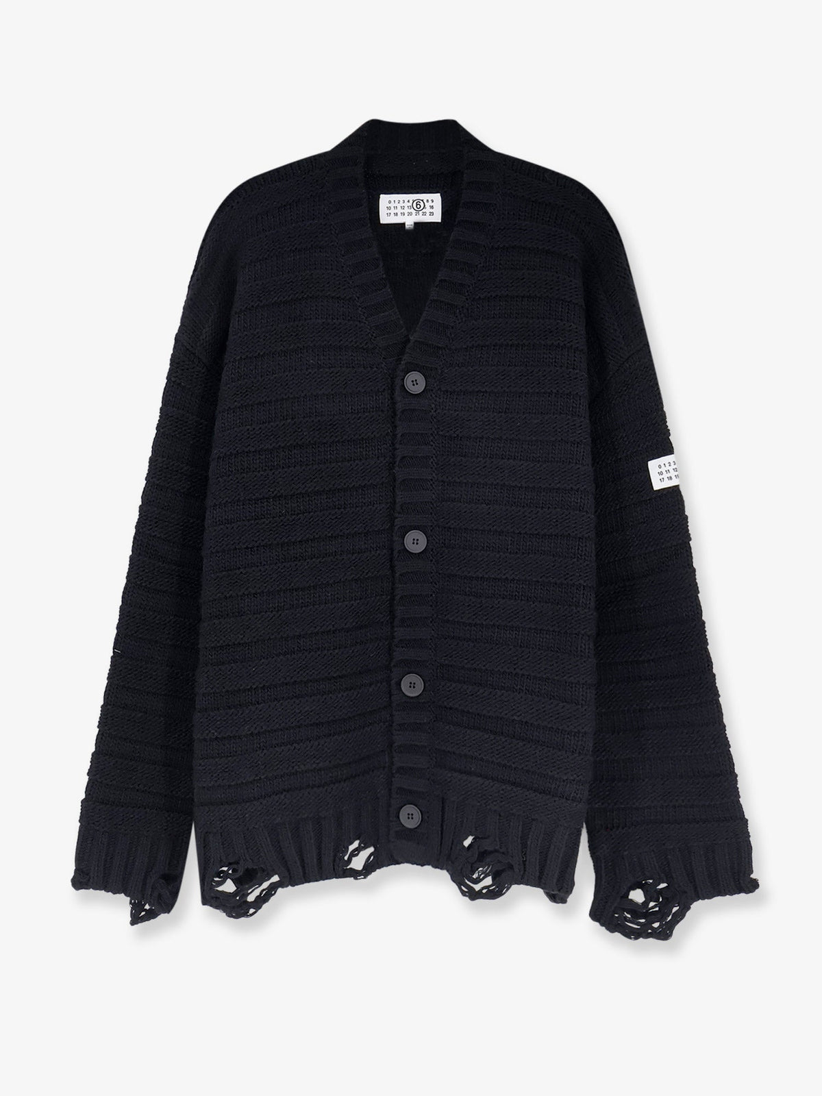 MM6 Maison Margiela Wool cardigan - Black