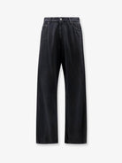 MM6 Maison Margiela Black denim trousers