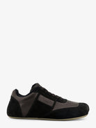 MM6 Maison Margiela Anatomic suede and leather sneakers - Black