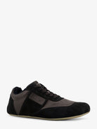 MM6 Maison Margiela Anatomic suede and leather sneakers - Black