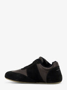 MM6 Maison Margiela Anatomic suede and leather sneakers - Black