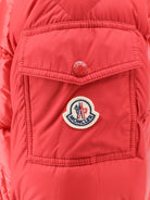 Moncler Maya recycled polyester down jacket - Rosso