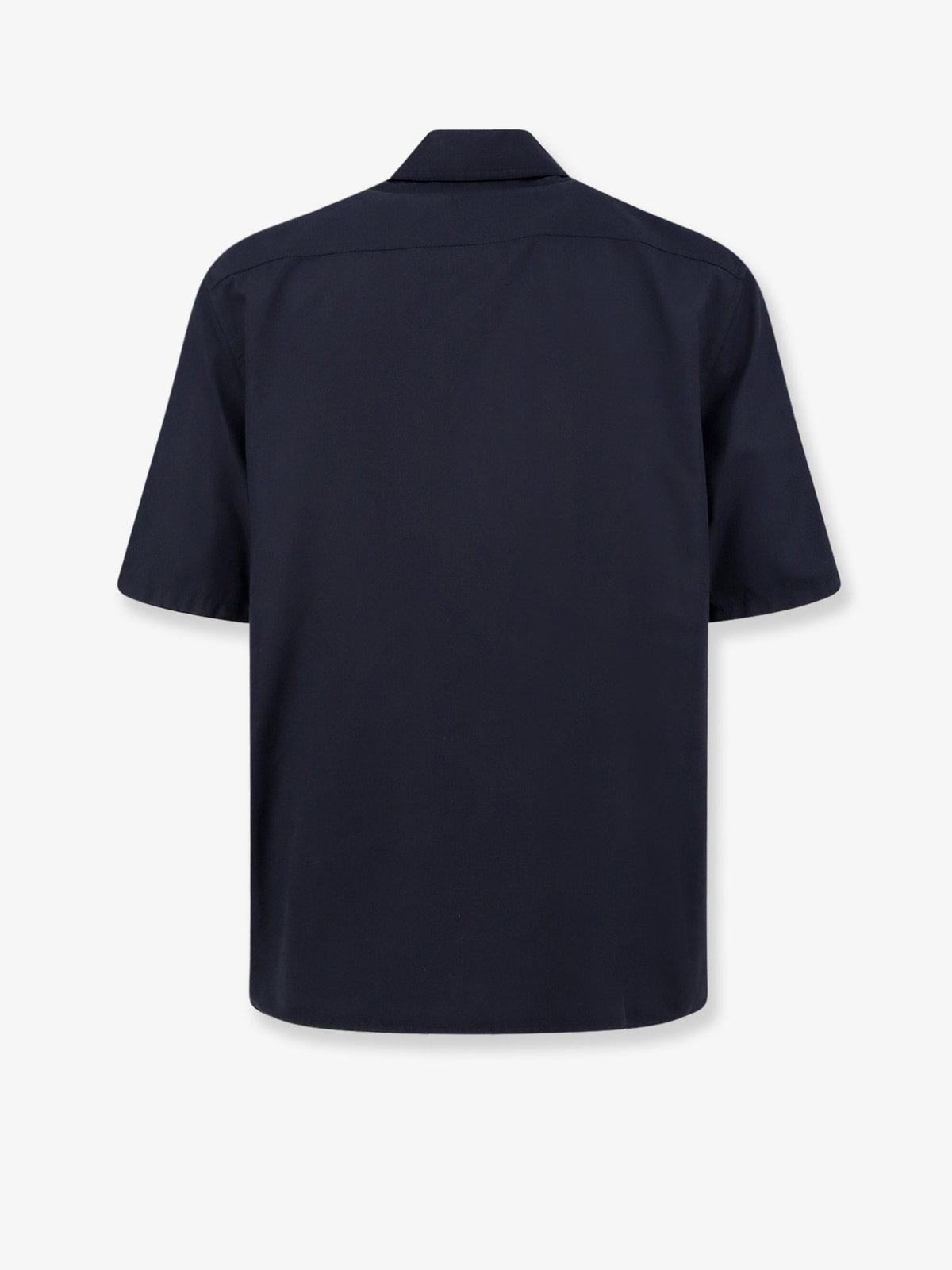 Moncler Cotton blend shirt with zip - Blu