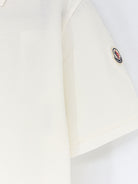 Moncler Cotton pique polo shirt - Bianco
