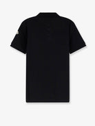 Moncler Cotton pique polo shirt - Nero