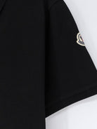 Moncler Cotton pique polo shirt - Nero