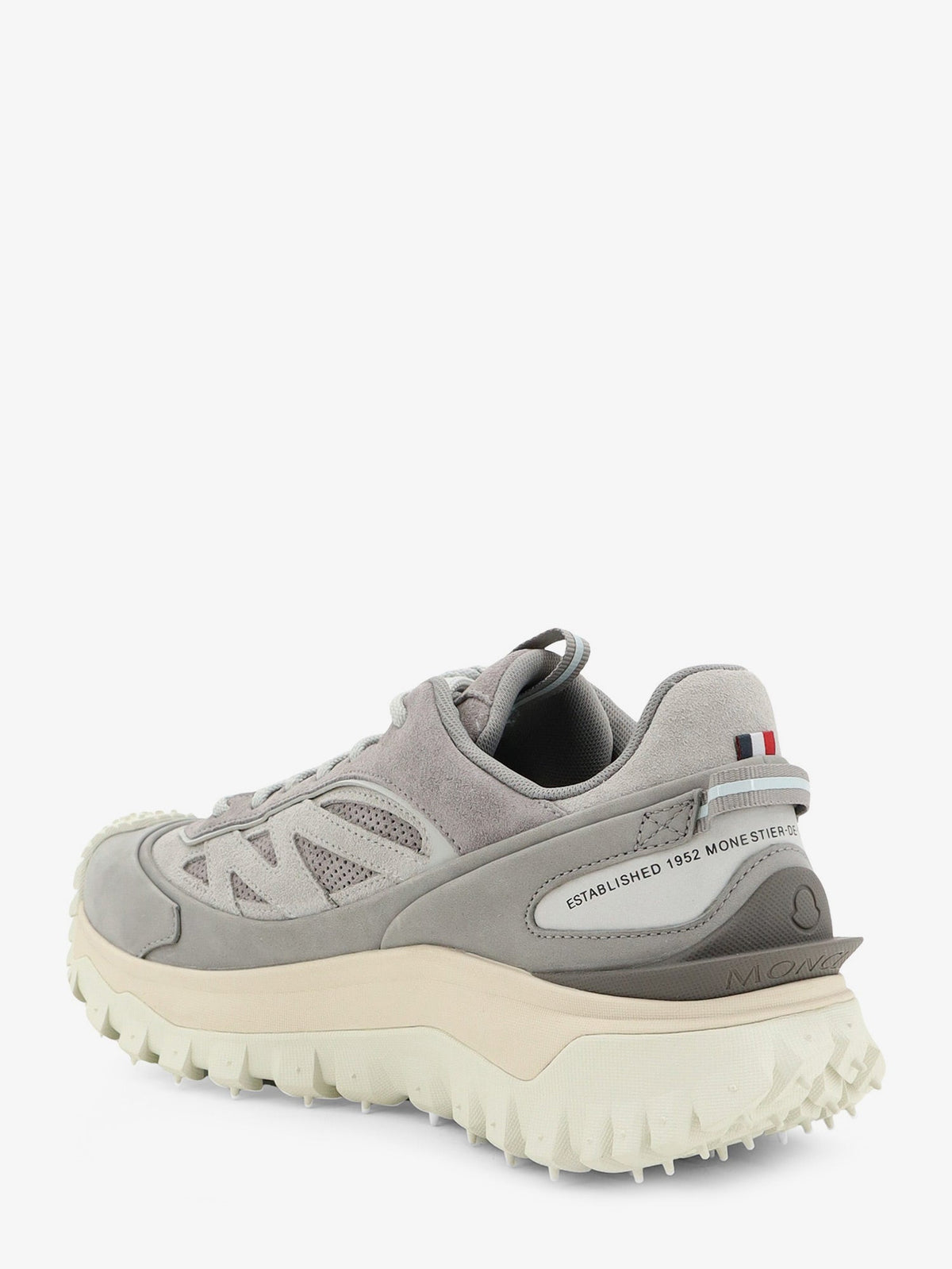 Moncler Trailgrip Apex Craft GTX mesh and suede sneakers - Grigio