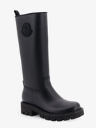 Moncler Kickstream High PVC Rain Boots - Nero