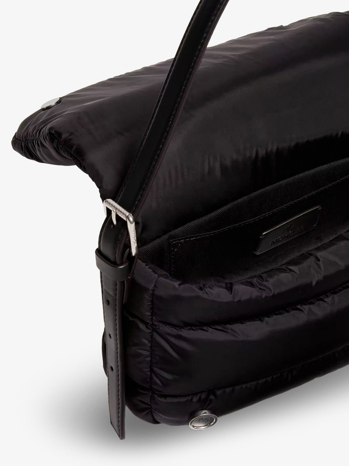 Moncler Caradoc padded nylon shoulder bag - Nero