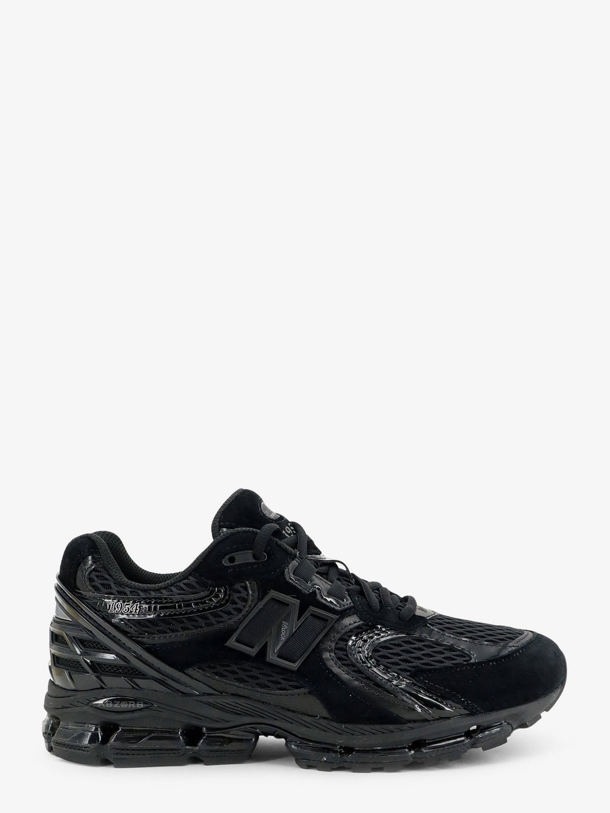 New Balance 1954R mesh and suede sneakers - Black