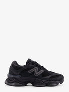 New Balance 9060 mesh and leather sneakers - Nero
