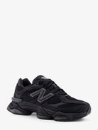 New Balance 9060 mesh and leather sneakers - Nero