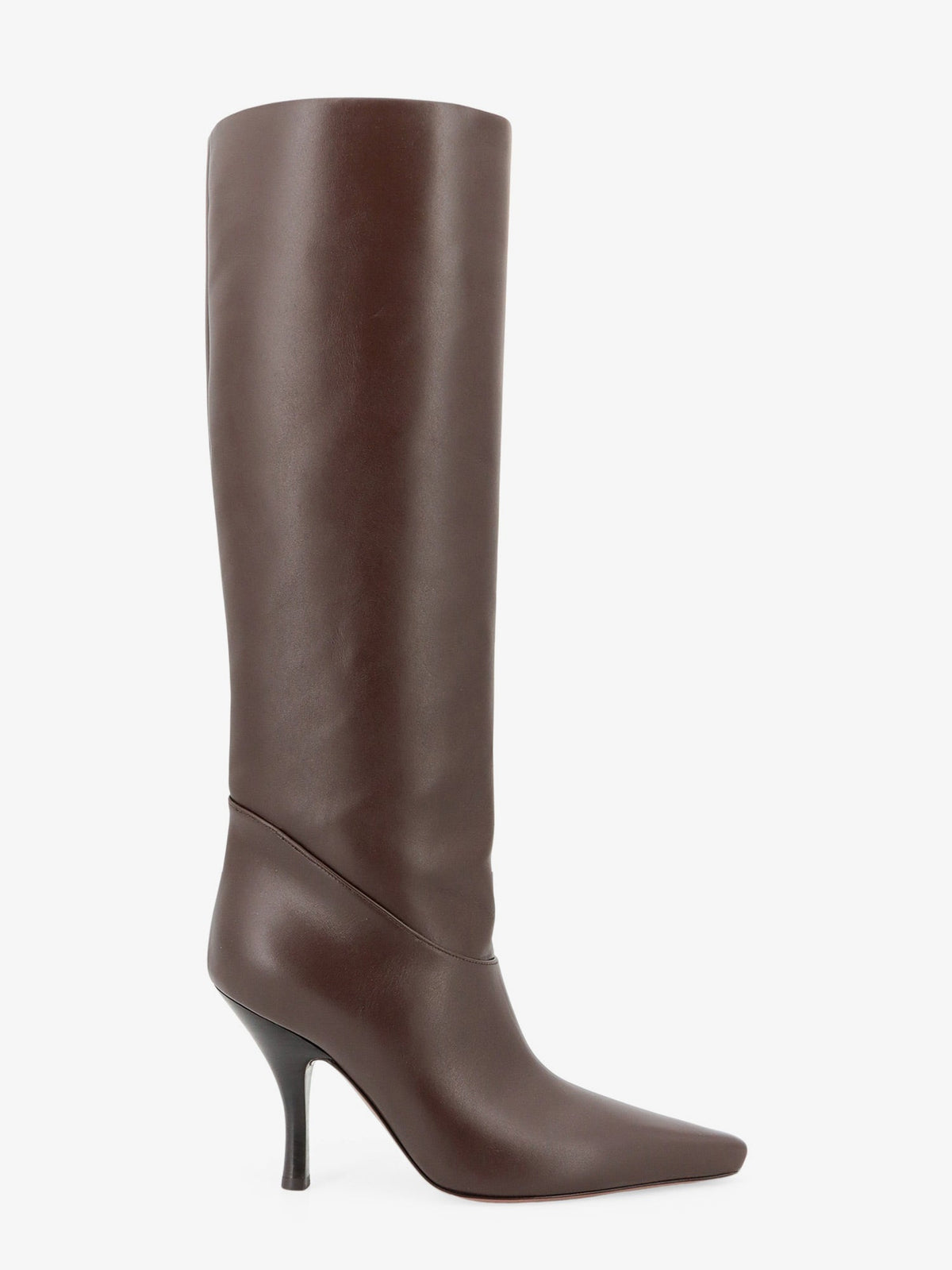 Paris Texas Rose 95 leather boots - Ebano