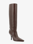 Paris Texas Rose 95 leather boots - Ebano