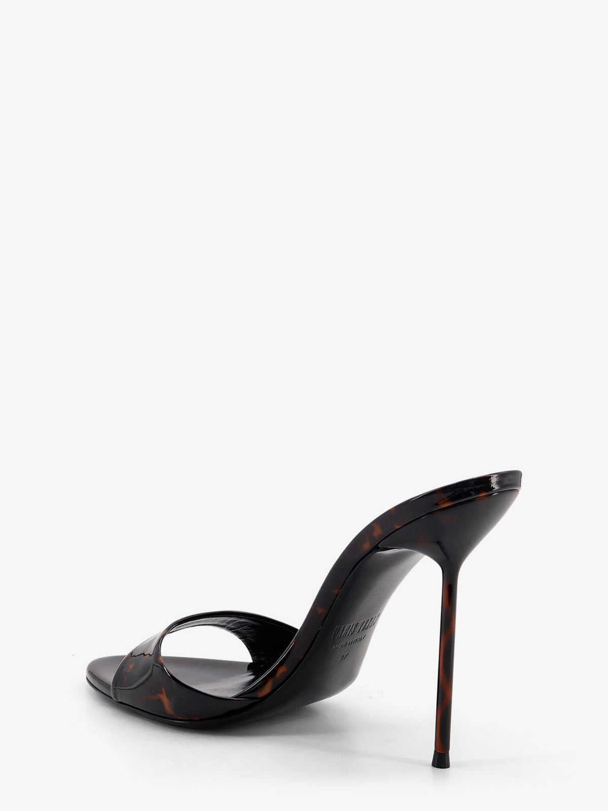 Paris Texas Lidia patent leather sandals - Tortoise