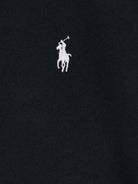 Polo Ralph Lauren Cotton blend sweatshirt with embroidered logo on the front - Poloblack