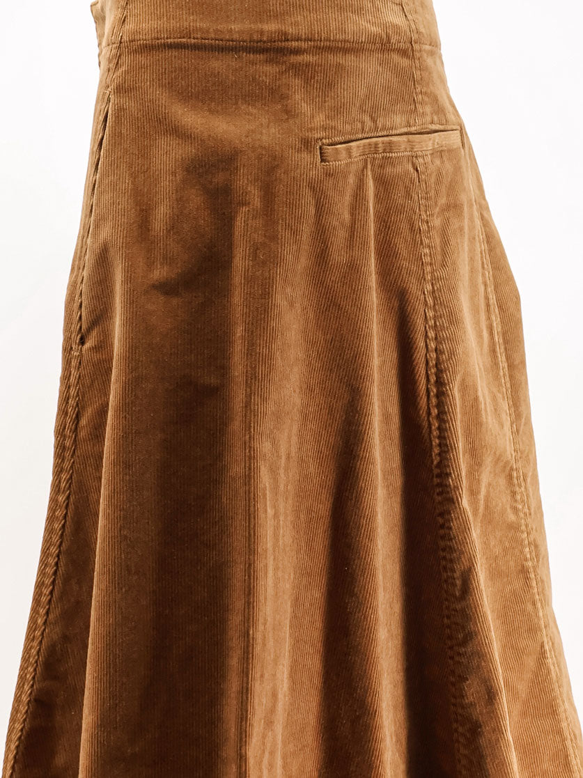 Polo Ralph Lauren A-Line corduroy skirt - Tan