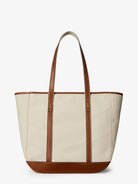 Polo Ralph Lauren Canvas shopping bag with embroidered logo - Ecrucuoio