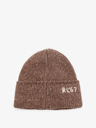 Polo Ralph Lauren Wool blend hat with logo insert - Darkbrown