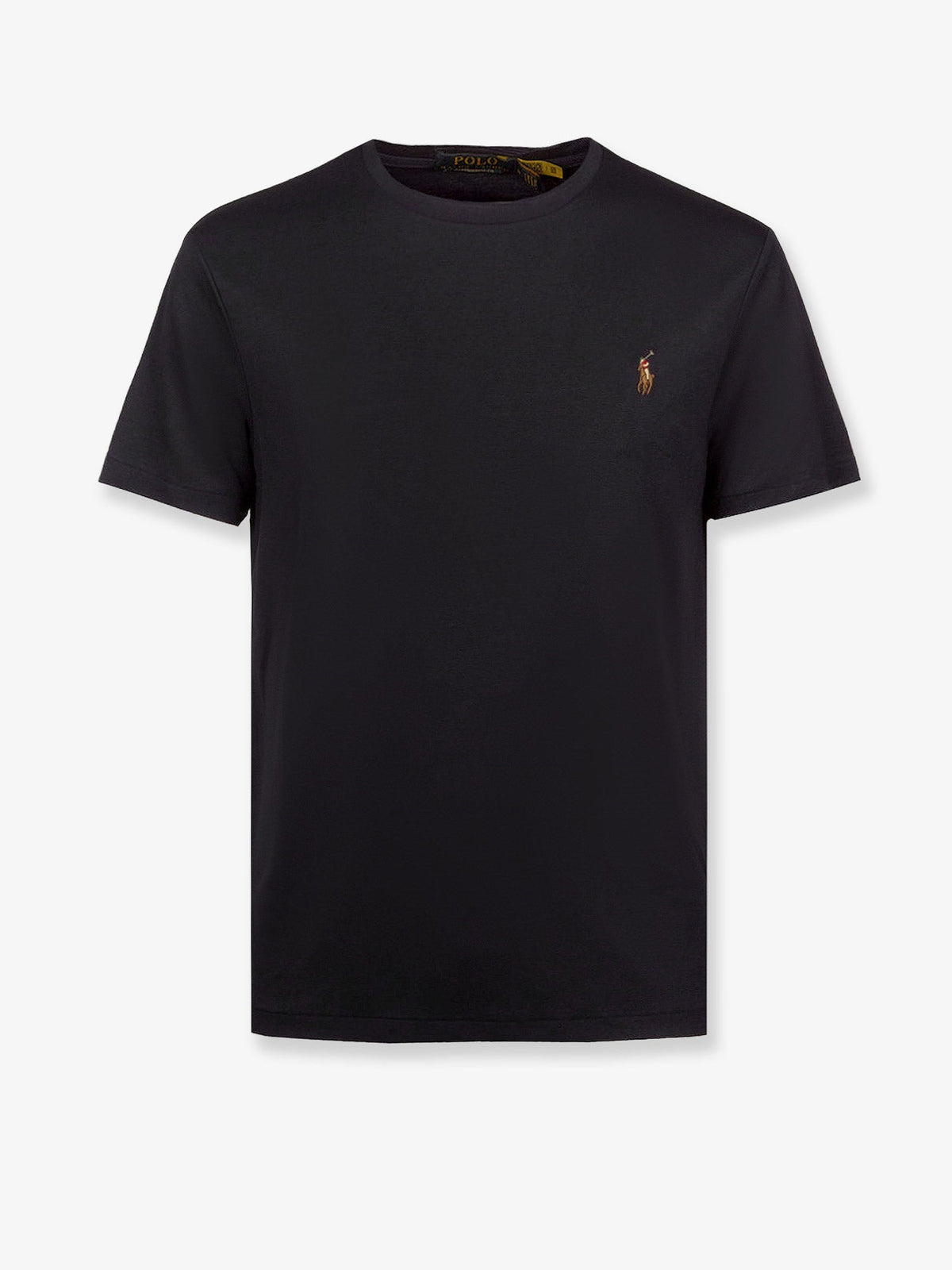 Polo Ralph Lauren Cotton t-shirt with Logo embroidery - Poloblack