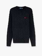 Polo Ralph Lauren Cotton sweater with braided knit - Poloblack