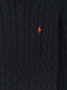 Polo Ralph Lauren Cotton sweater with braided knit - Poloblack