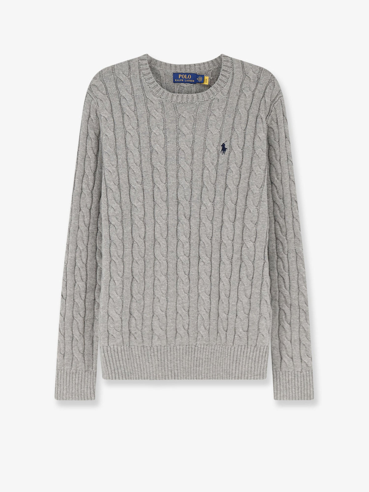 Polo Ralph Lauren Cotton sweater with cable knit - Fawngreyheather