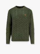 Polo Ralph Lauren Cotton sweater with embroidered logo on the front - Garden Trail Heather