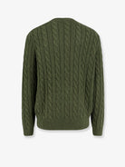 Polo Ralph Lauren Cotton sweater with embroidered logo on the front - Garden Trail Heather
