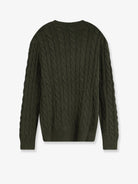 Polo Ralph Lauren Cotton sweater with embroidered logo on the front - Oliveshrubheather