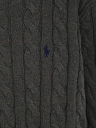 Polo Ralph Lauren Cotton sweater with embroidered logo on the front - Oliveshrubheather