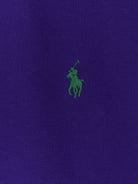 Polo Ralph Lauren Cotton polo shirt with frontal embroidered logo - Chalet Purple