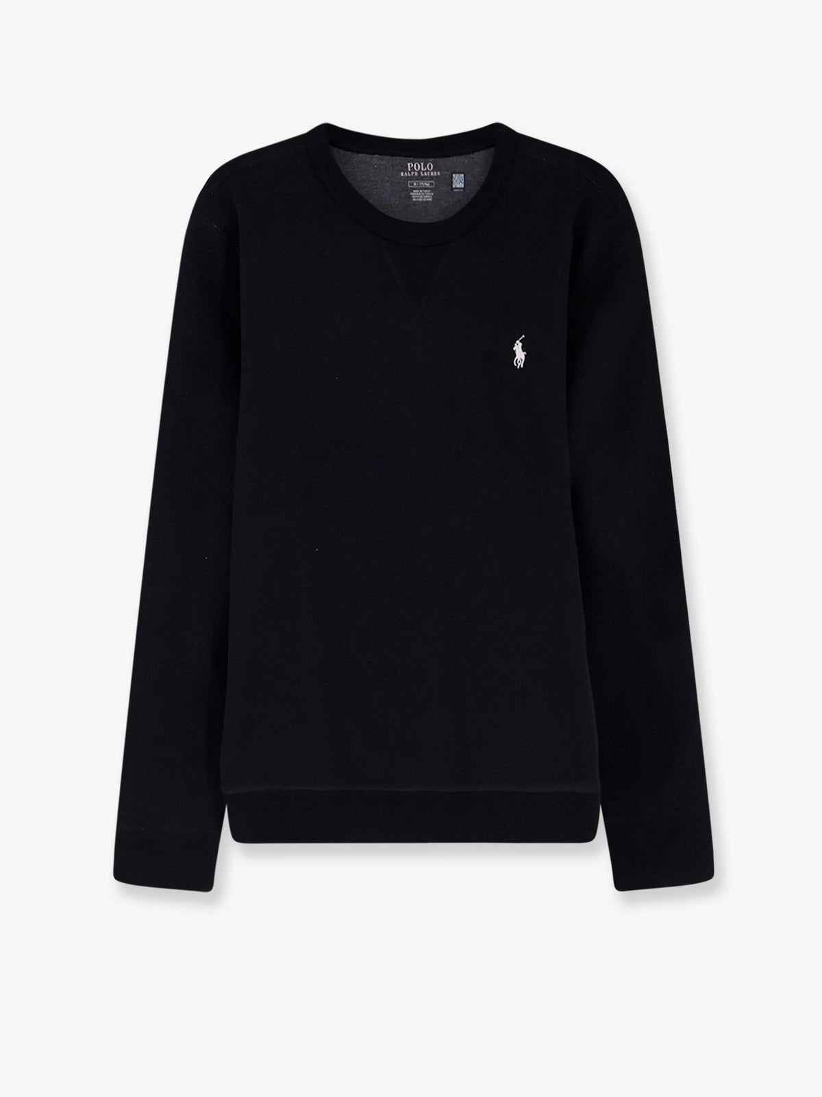 Polo Ralph Lauren Cotton blend sweatshirt with front embroidered logo - Polo Black Cream Pp