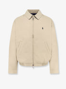 Polo Ralph Lauren Nylon down jacket with contrasting embroidered logo - Khakiuniform