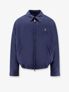 Polo Ralph Lauren Nylon down jacket with contrasting embroidered logo - Refinednavy