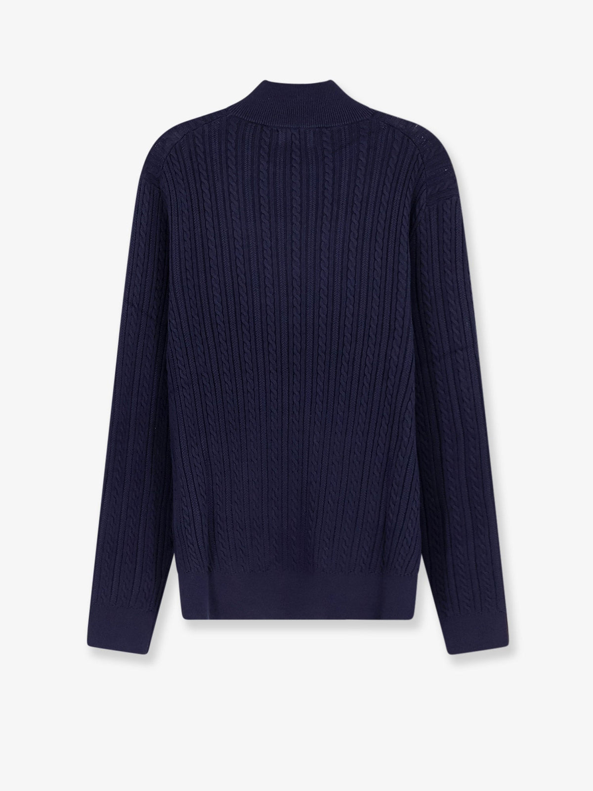 Polo Ralph Lauren Cable Knit sweater with zip - Hunternavy
