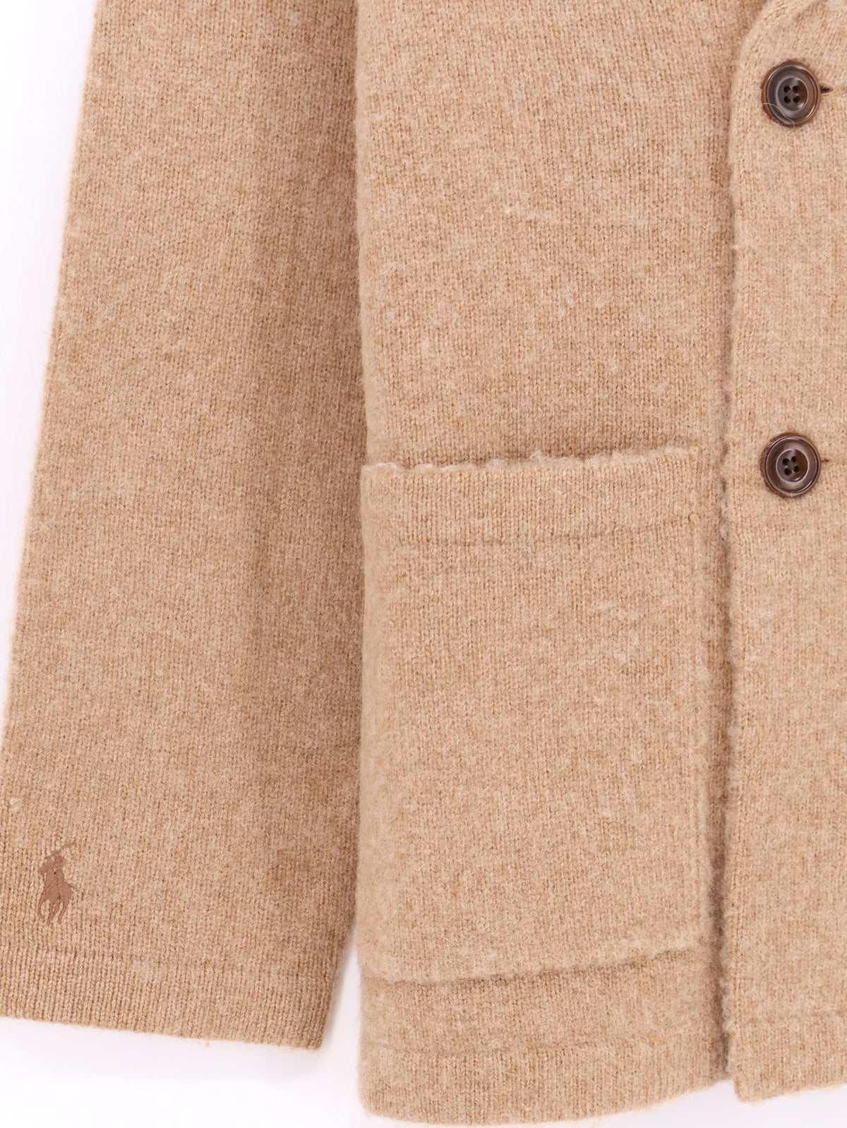 Polo Ralph Lauren Wool and cashmere blend cardigan/blazer - Croutontanheather