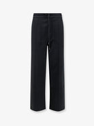 Polo Ralph Lauren Cotton blend trousers with embroidered logo - Poloblack