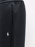 Polo Ralph Lauren Cotton blend trousers with embroidered logo - Poloblack