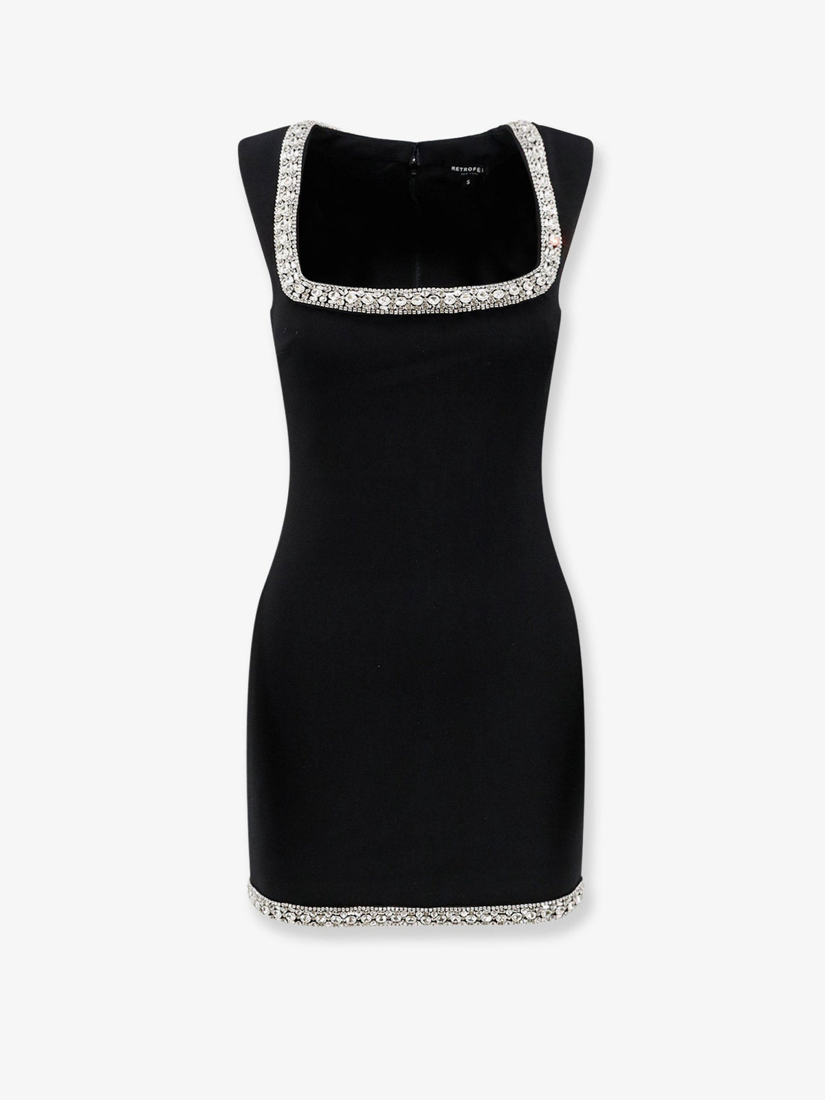 Retrofete Stretch fabric mini dress - Black