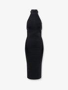 Retrofete Runa long viscose dress - Black